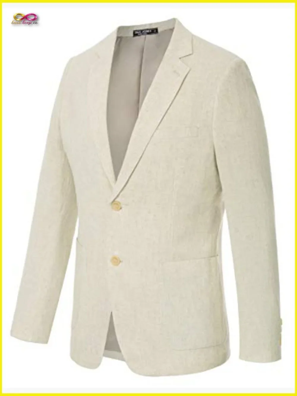Slim Fit Lightweight Linen Blazer Tailored Sport Coat Classic Casual Elegant